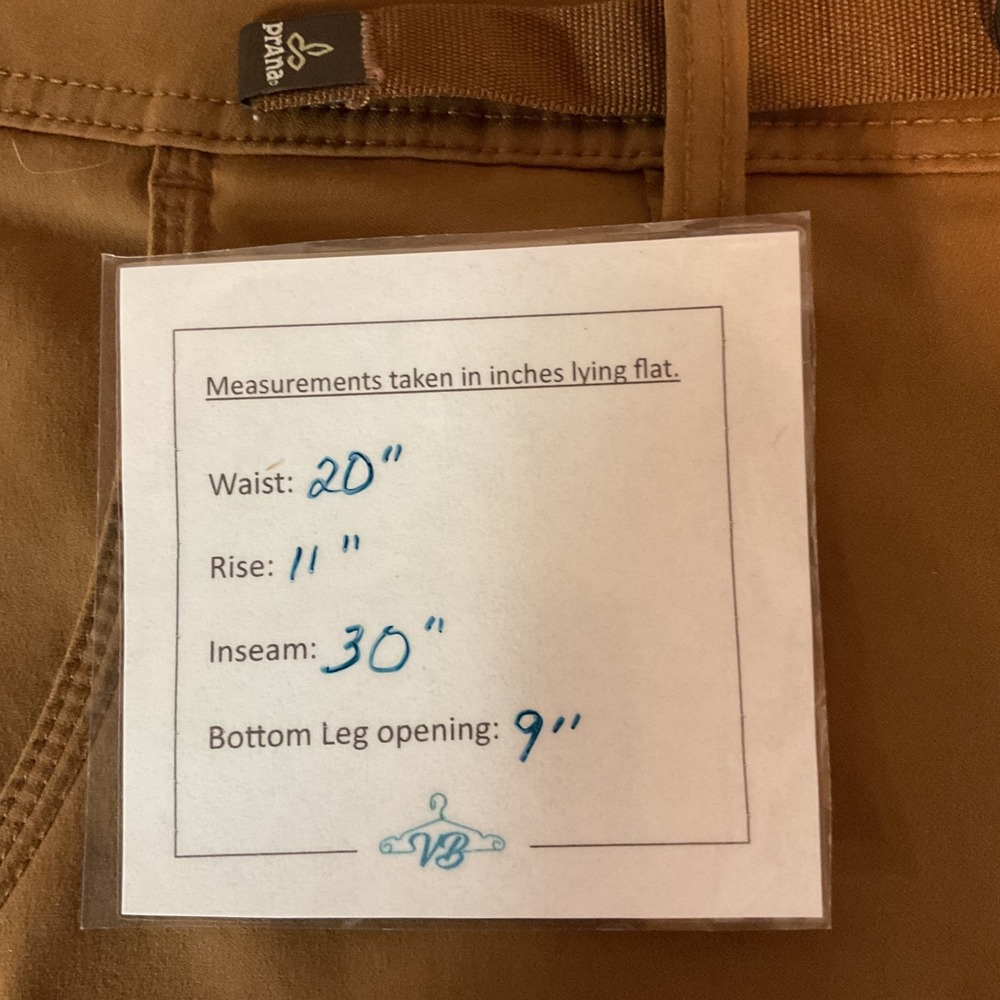 Prana Men's Zion Utility Outdoor Hiking Straight Leg Breathe Cargo Pants Size 38 - Picture 6 of 10